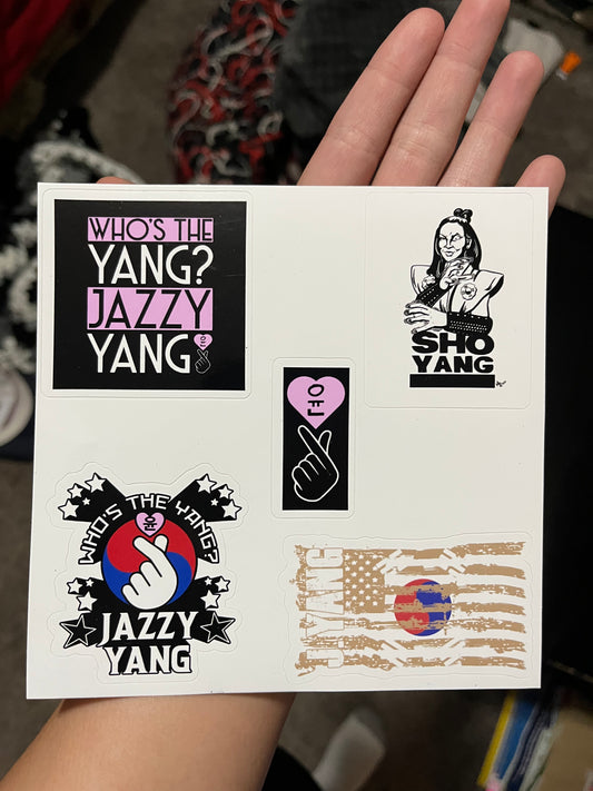 Jazzy Yang stickers